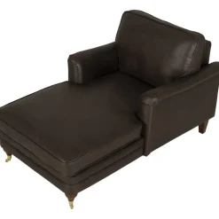 Howard Watford Deluxe divanfåtölj - Vintagebrunt konstläder