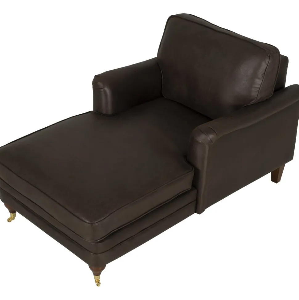 Howard Watford Deluxe divanfåtölj - Vintagebrunt konstläder