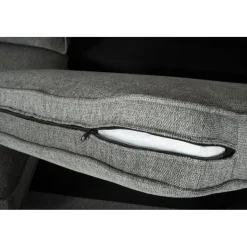 Howardsoffa med divan - Grå + Textilrengöring för möbler