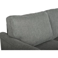 Howardsoffa med divan - Grå + Textilrengöring för möbler