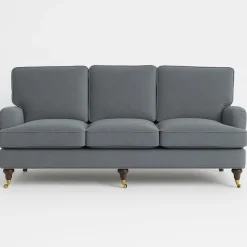 Howardsoffa Watford Deluxe 225 cm  Ljusgrå