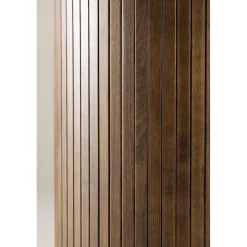 Härön sidobord Ø52 cm - Grå/valnöt