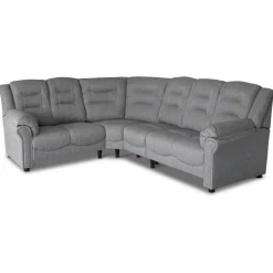 Hörnsoffa grå 5-sits - Peking