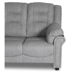 Hörnsoffa grå 5-sits - Peking + Fläckborttagare för möbler