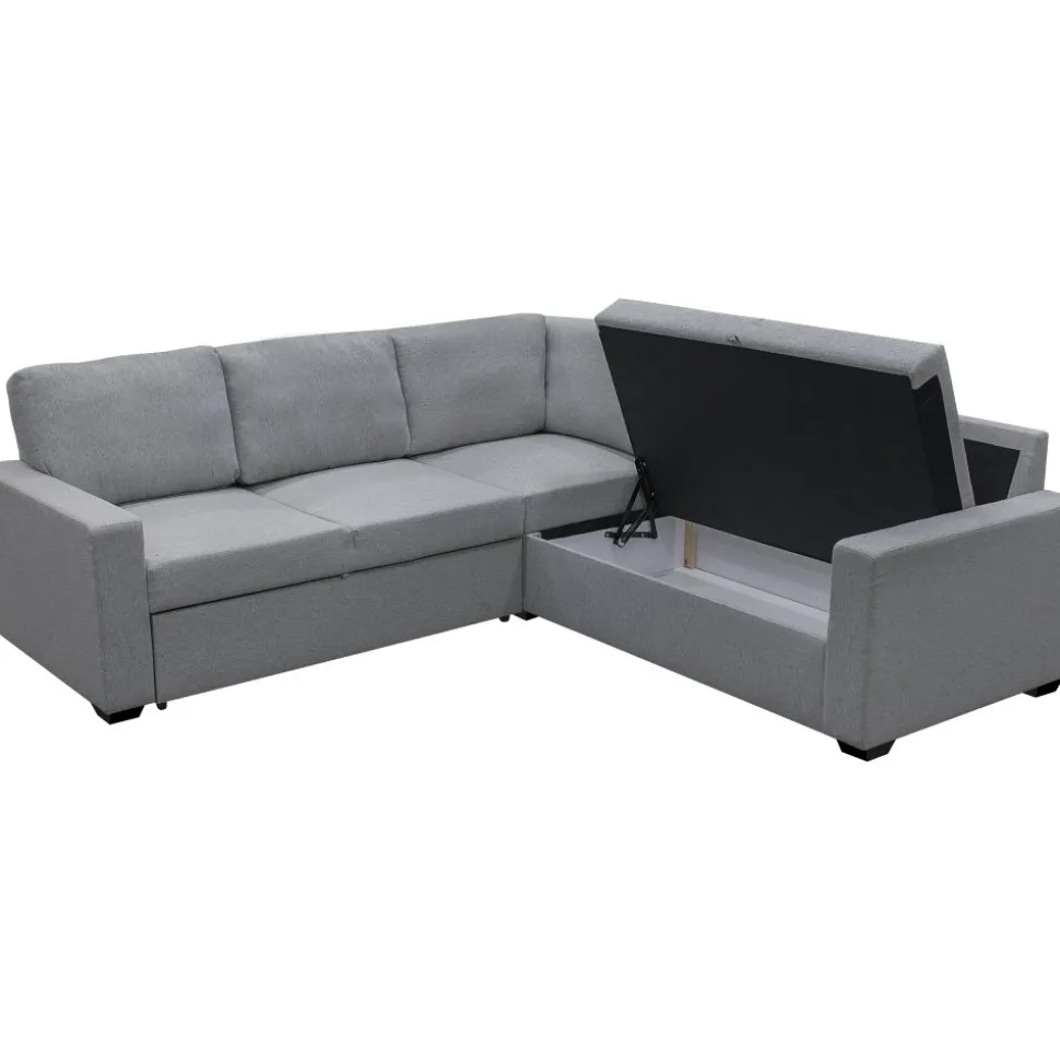 Hörnsoffa med bäddfunktion och förvaring + Textilrengöring för möbler