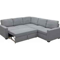 Hörnsoffa med bäddfunktion och förvaring + Textilrengöring för möbler