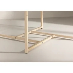 Hybrid soffbord 80 x 80 cm - Whitewash