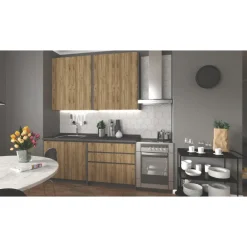 Idea komplett kök 180 cm - Craft ek/antracit