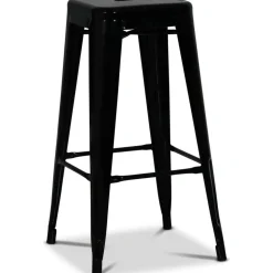 Industry Barstol i plåt - Svart