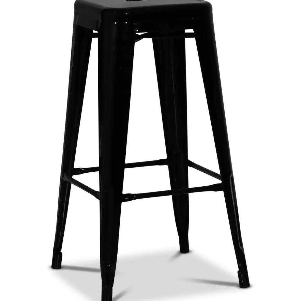 Industry Barstol i plåt - Svart