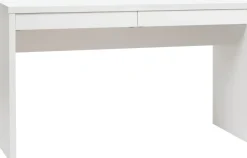 Irena Multifunktionsbord 134x44,5 cm - Vit + Möbeltassar