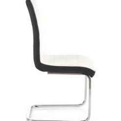 Iris stol - (vit|svart) Krom