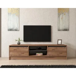 Isil TV-bänk - Furu/antracit