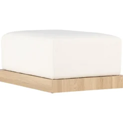 Ivy sittpuff - Vit boucle