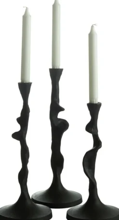 Jasper ljusstake - Svart