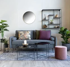 Jersey Spegel - Mässings imitation - Ø60