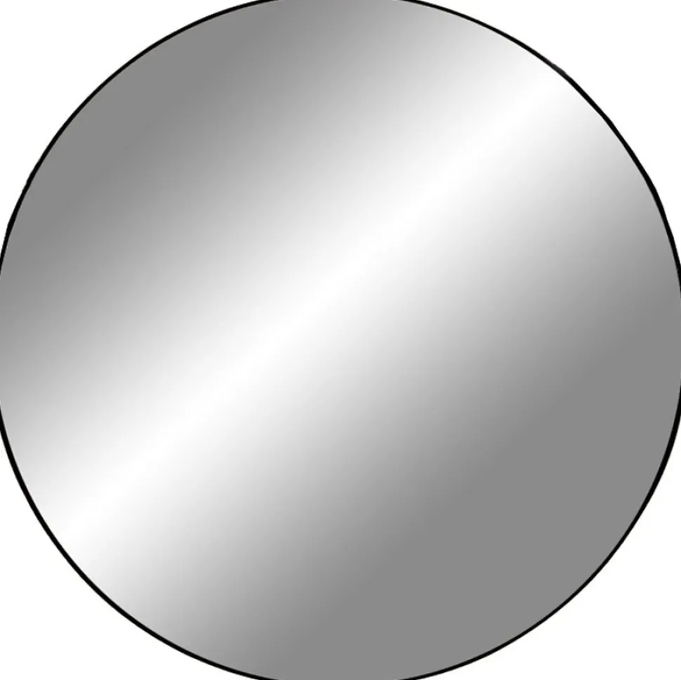 Jersey Spegel - Svart - Ø100 + Glas och Kristallrengöring