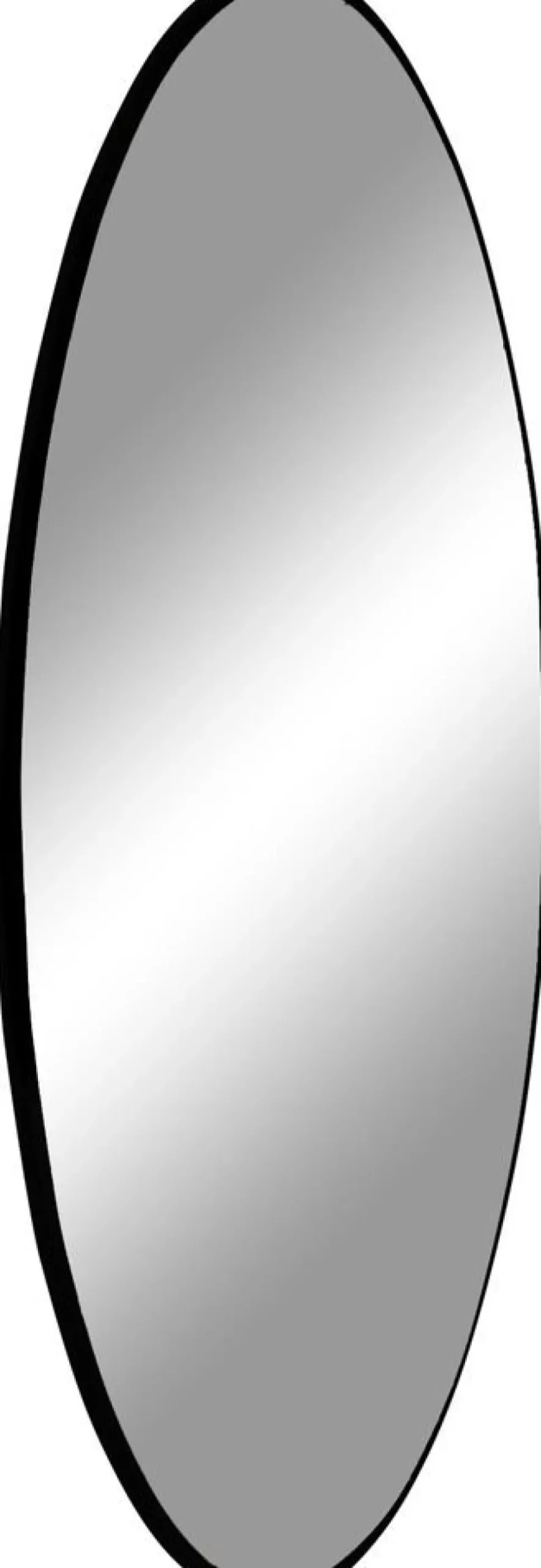 Jersey Spegel - Svart - Ø100 + Glas och Kristallrengöring