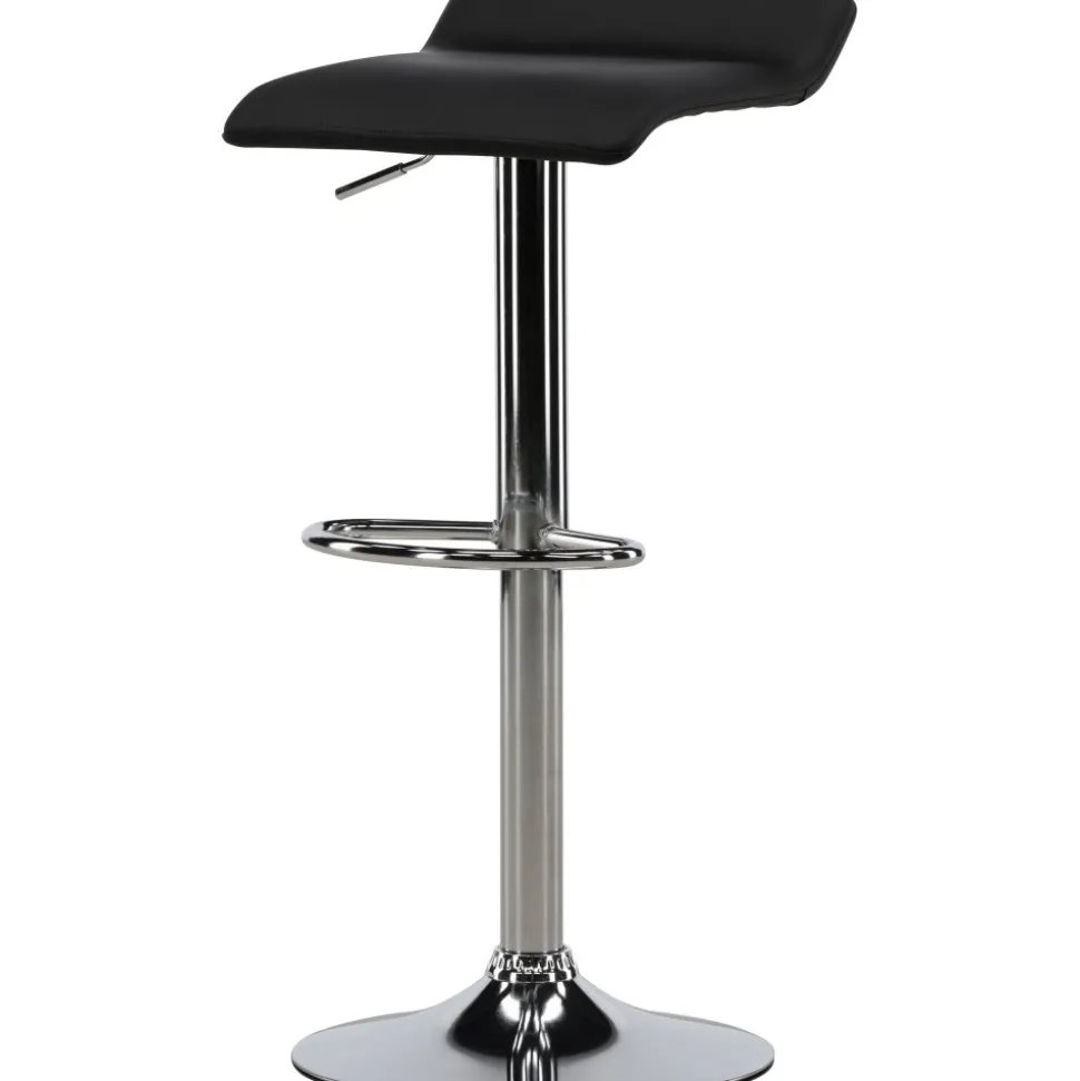 Jonna barstol - Svart/silver