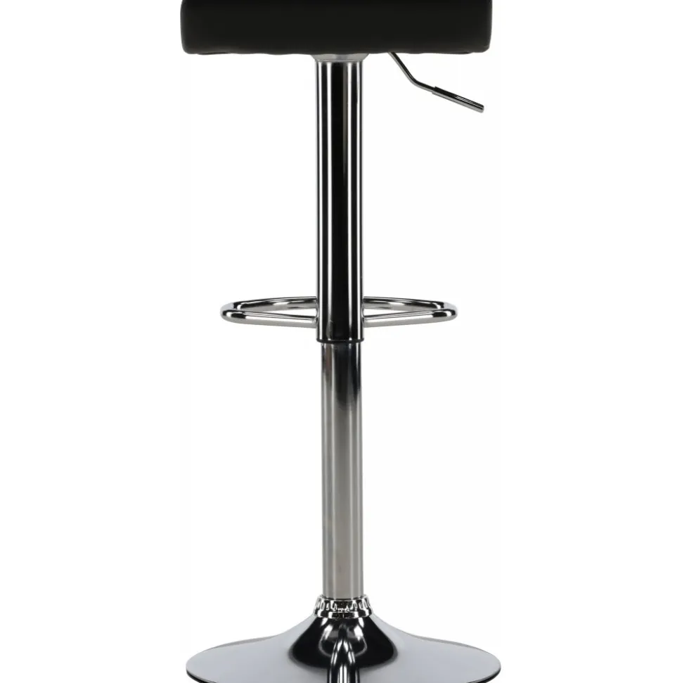 Jonna barstol - Svart/silver