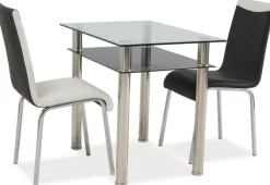 Joslyn 90 cm matbord - Krom