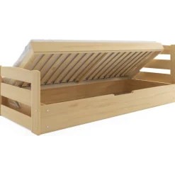 Juniorsäng Ernie med förvaring 90 cm - Furu