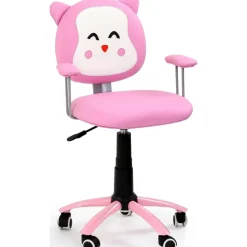 Karina rosa barnstol - skrivbordsstol för barn