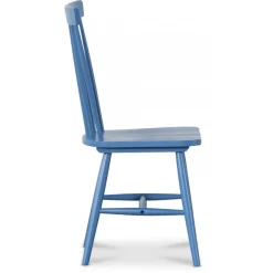 Karl blå pinnstol färgkod RAL5007