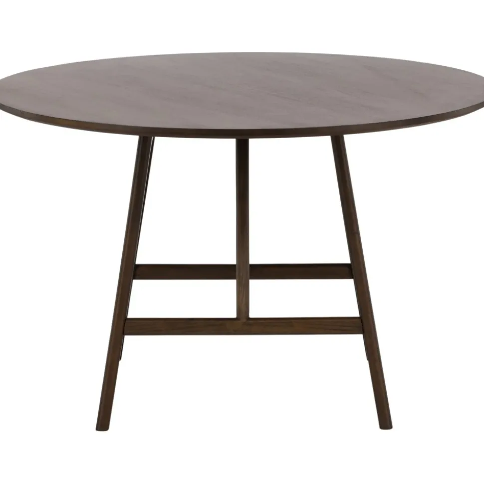 Kaseindon matbord Ø100 cm - Mörkbrun