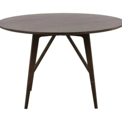 Kaseindon matbord Ø100 cm - Mörkbrun