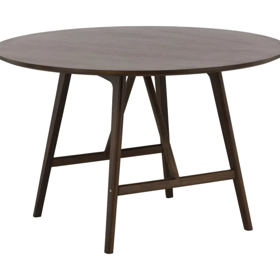 Kaseindon matbord Ø100 cm - Mörkbrun