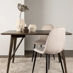 Kaseindon matbord 120 x 80 cm - Mörkbrun