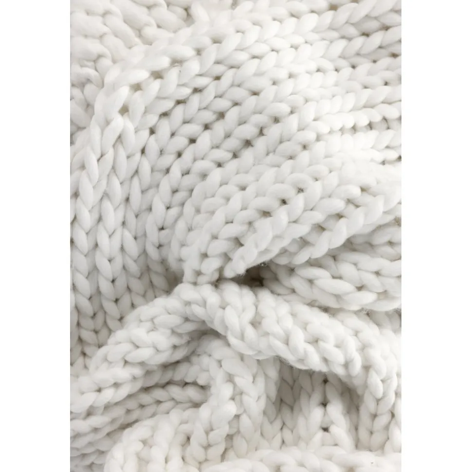 Kate filt 130x170 cm - Vit