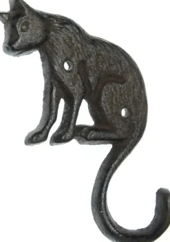 Katt klädkrok - Svart