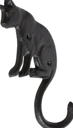 Katt klädkrok - Svart