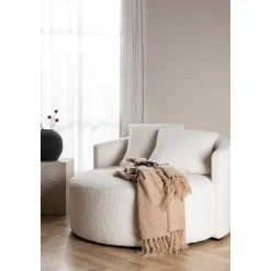 Kelso 2-sits soffa - Vit teddy