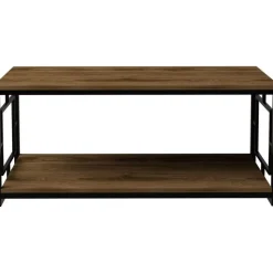 Kelvin soffbord 120 x 60 cm - Valnöt/svart