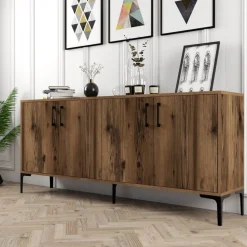 Kiev skänk 180 cm - Valnöt