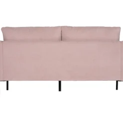 Kingsley 2,5-sits soffa i rosa sammet + Textilrengöring för möbler