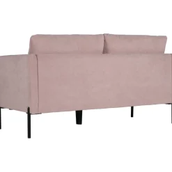 Kingsley 2,5-sits soffa i rosa sammet