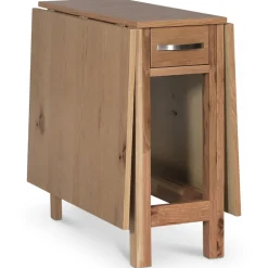 Klaffbord Fårö 30/90/150 x 80 cm - ekfanér + Fläckborttagare för möbler