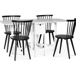 Klaffbord vitt med låda 150/90/30 x 80 cm - Sandhamn