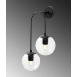 Klenod vägglampa 10570 - Svart