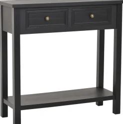 Konsolbord Bristol svart - 80 cm + Möbeltassar