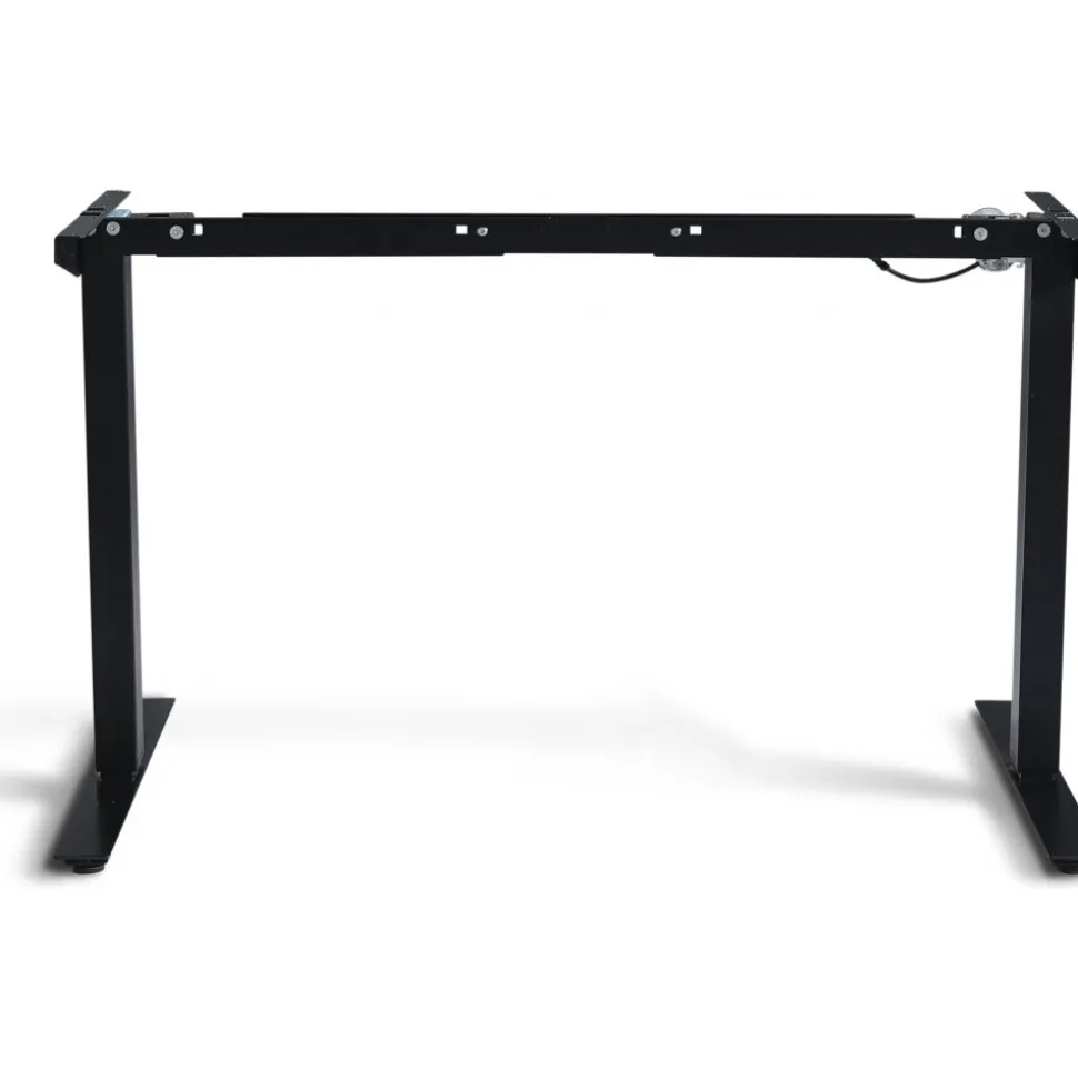 Kontor svart skrivbordsunderrede höj och sänkbart elektriskt