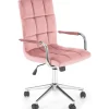 Kontorsstol Regan - Rosa sammet
