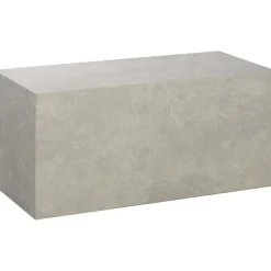 Kuben soffbord beige marmorfolie 110 x 50 cm