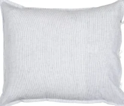 Kuddfodral Linne 50x60 cm blå rand - Olsson & Jensen