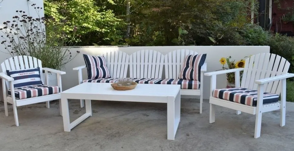 Kungshamn utemöbelgrupp - Vit