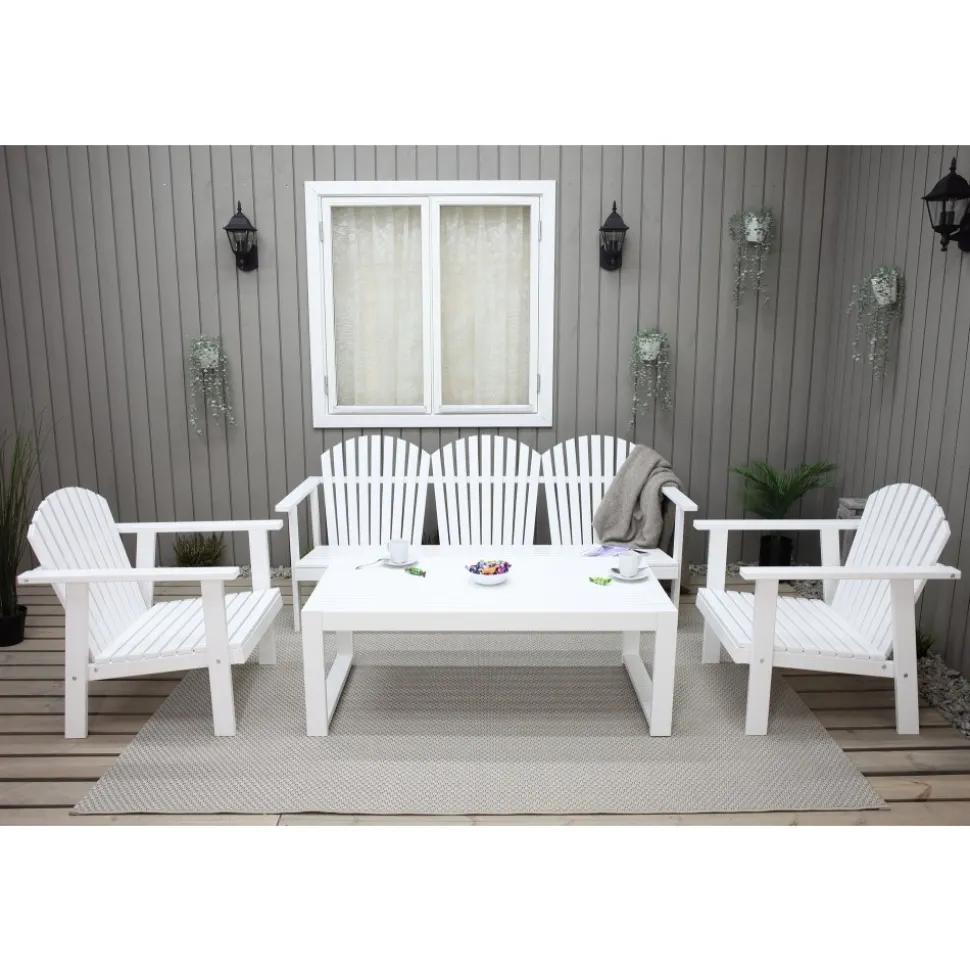 Kungshamn utemöbelgrupp - Vit